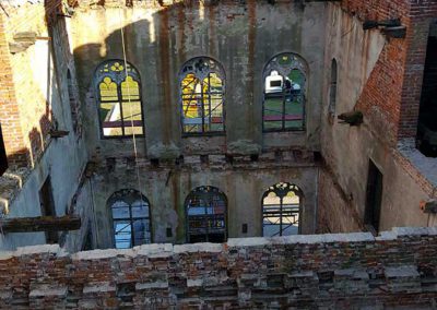 Blick in den Mittelresalit von Schloss Broock