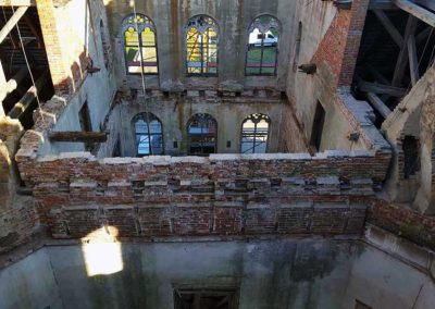 Blick in den Mittelresalit von Schloss Broock