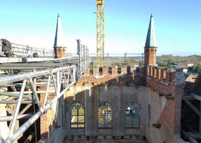 Blick in den Mittelresalit von Schloss Broock