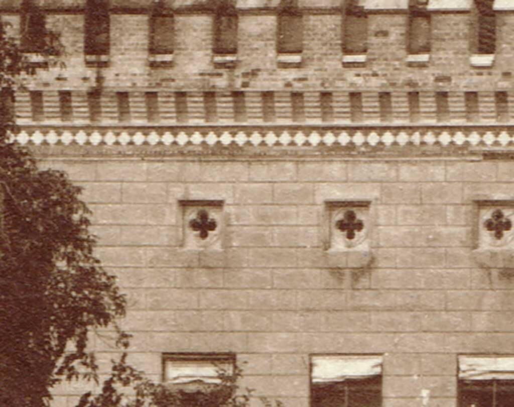 Fassade, Ausschnitt, ca. 1890