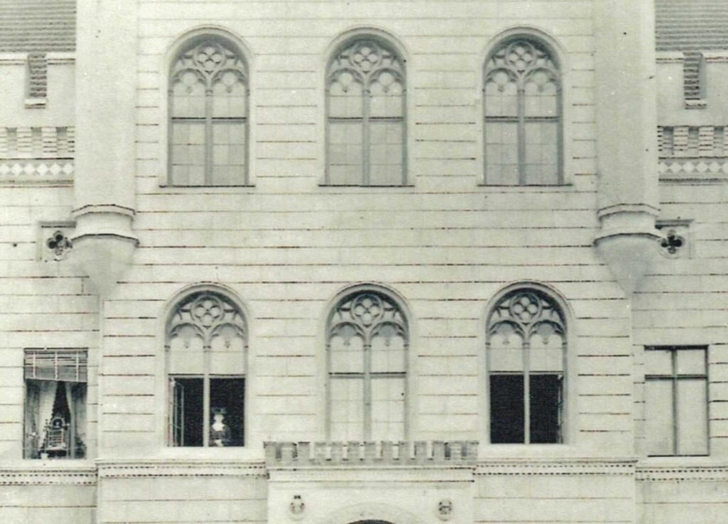 Abb. 6: Mittelrisalit, Hofseite, 1904