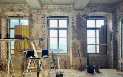 Wiederherstellung der historischen Fensterlaibungen im Erdgeschoss